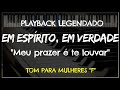 🎤 Em Espírito, Em Verdade (PLAYBACK LEGENDADO no Piano – TOM FEMININO “F”) by Niel Nascimento