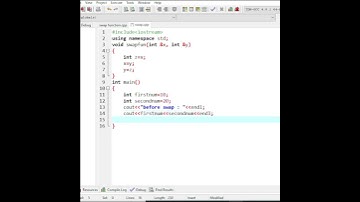 Pass by Reference using function in c++ programming  #coding