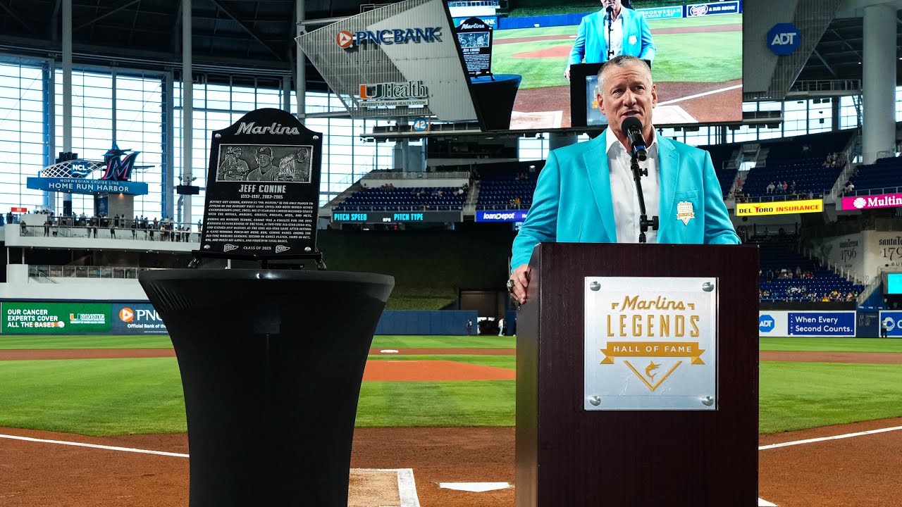 Full Jeff Conine Marlins Legends Hall of Fame Induction Speech
