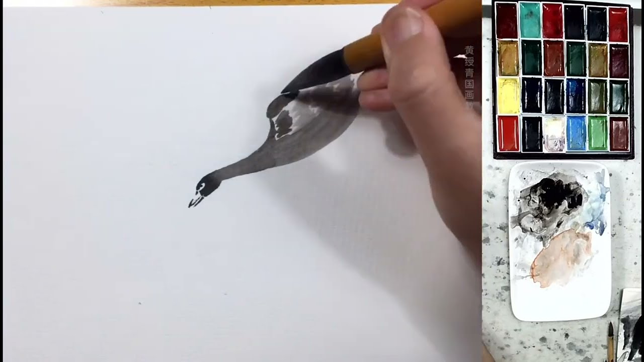 日本画 国画 没骨 水墨画