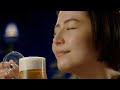 長澤まさみ、美味しすぎて“うっとり顔”、竹野内豊＆北大路欣也と大人なビール飲み比べ　『新アサヒ ザ・リッチ』新CM