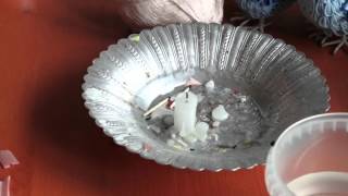 Жар Птица в технике Kanzashi ч.3 Жар Птица в технике Kanzashi ч.3