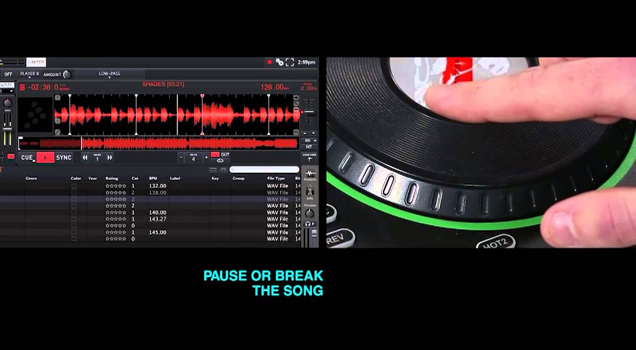 Livingstone MID 100 DJ Mixing Console YouTube