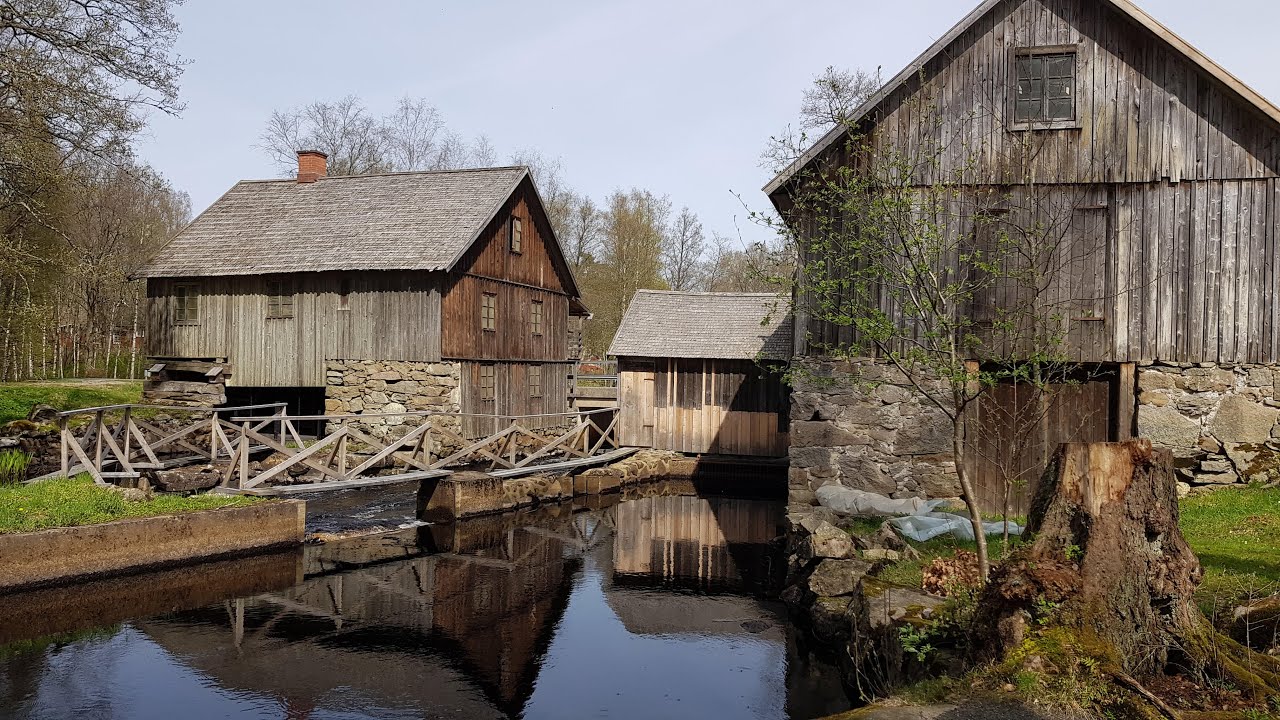 Sweden, the Water Mill & Saw at Gundrastorp & Ekholmen