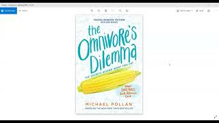Omnivores Dilemma - Pg. 168-168, 178-180, 192-196