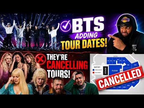 BTS ADDING TOUR DATES… WHILE WESTERN ARTISTS CANCEL DUE TO LOW SALES?!