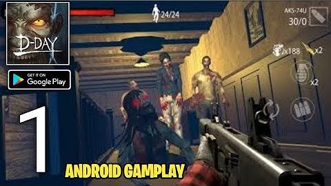 Zombie hunter D-day | offline | android | Hdgraphic | Gameplay| #1