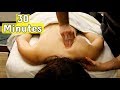 Long Deep Tissue Back Massage No Talking or Music