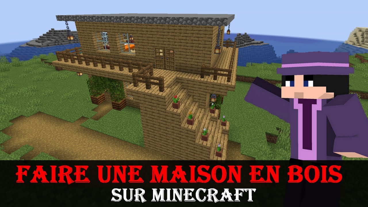 [TUTO] Comment faire une maison en bois à 2 étages sur Minecraft ️