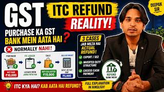 New GST Users Must Watch! | ITC Refund Explained in Simple Hindi