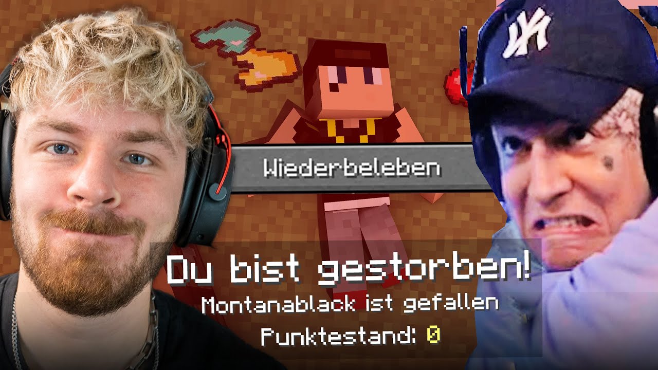 MONTES erstes MAL MINECRAFT.. Jungeeee 😭