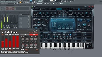 Wide 2 Part Pad In Sylenth1 & Valhalla Room