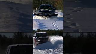 02 Dually & 04 2500HD Duramax Plowing Snow