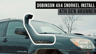 DOBINSON 4X4 SNORKEL INSTALL HOW TO | 4TH GEN 4RUNNER