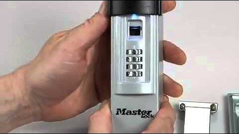 Setting the Master Lock 5404D Combination Key Safe