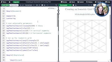 Isometric Grids in TikZ (Unlocking LaTeX Graphics - Video 46)