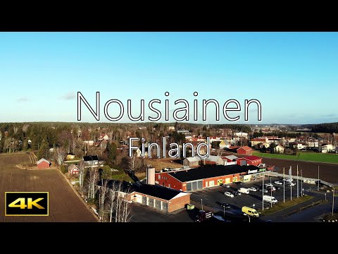 LUNITO Finland’s 2025 aerial film offers a broad view of Nousiainen and its rural surroundings. The title calls it Finland’s most historical place, a promotional superlative that should not be read as an established ranking. The footage is more valuable as a visual orientation to the settlement and landscape; use municipal and parish sources for documented history and practical details.