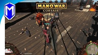 Boarding The Pirates And Attacking The Empire - Warhammer Man O' War: Corsair Chaos Gameplay Part 2