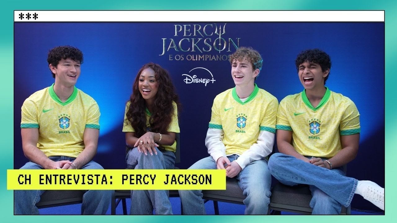 CH Entrevista: elenco de Percy Jackson fala do amor pelo Brasil, spoilers e recomendações de séries