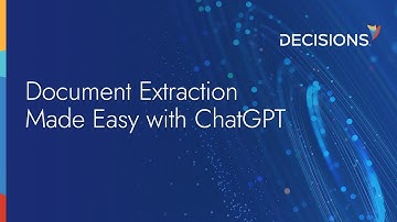 Document Extraction Made Easy with ChatGPT