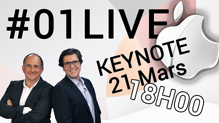01LIVE SPECIAL KEYNOTE : toutes les annonces APPLE en direct (replay)