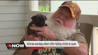 Military veteran warns about pet adoption scam