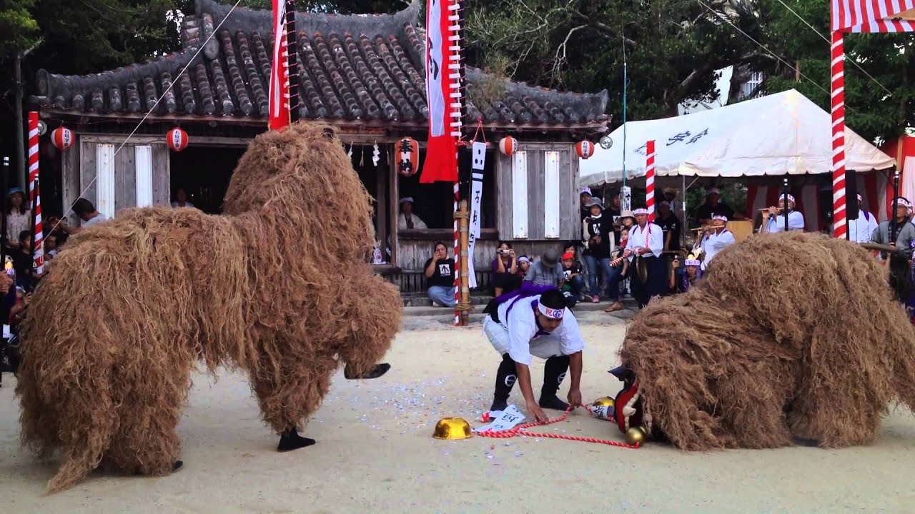 獅子舞02 - 石垣島の豊年祭2015