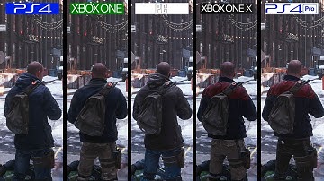 The Division | ONE X vs PS4 Pro vs PC vs PS4 vs ONE | Graphics Comparison
