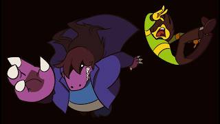 DELTARUNE CARTOON Fall test