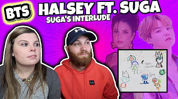 Halsey - BTS SUGA's Interlude Official Audio & COLOR CODED LYRIC REACTION | A BIRTHDAY SURPRISE