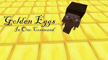Minecraft: Golden Eggs with One Command!