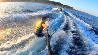 Водные лыжи. Египет Шарм-эль-Шейх 2021. Water skiing. Egypt Sharm El Sheikh 2021