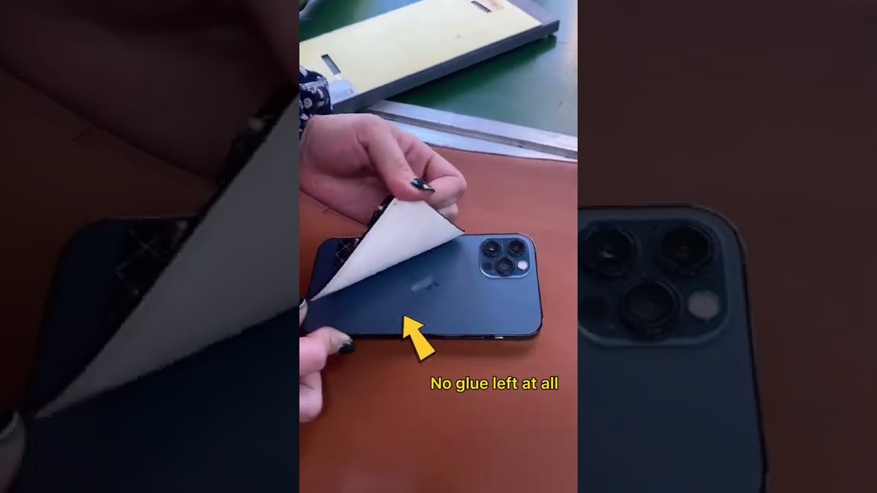 Cell phone card holder stay glue test 