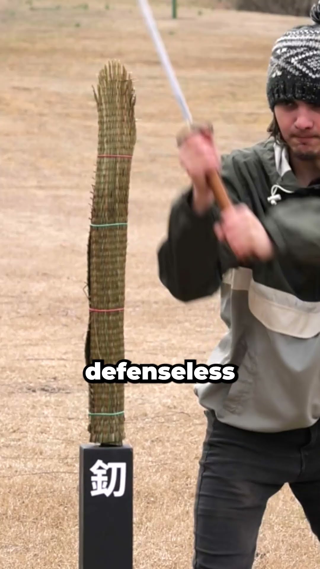 You are secretly destroying your katana