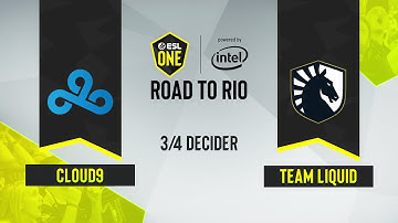 CS:GO - Team Liquid vs. Cloud9 [Inferno] Map 2 - ESL One: Road to Rio - 3/4 Decider - EU