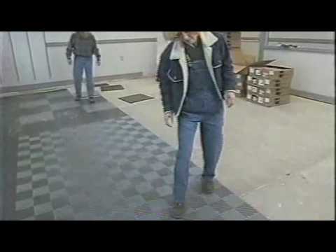 Racedeck Garage Floor Installation Garage Tiles Youtube