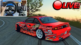 🔴LIVE Assetto Corsa Nagao Touge Drifting | Logitech G27   Wheel Cam