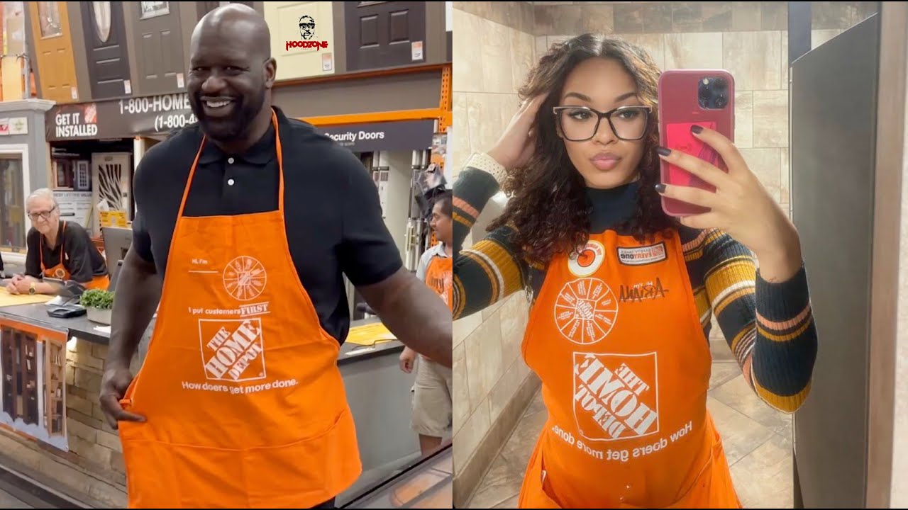 Shaq Goes To Home Depot Looking For Girl That Went Viral & Paid For ...