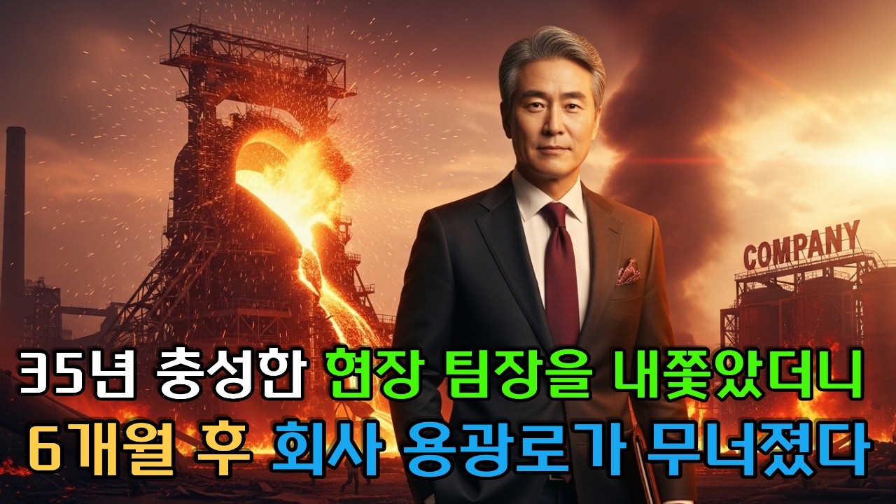 35년 충성한 현장 팀장 내쫓았더니  6개월 후 회사 용광로가 무너졌다