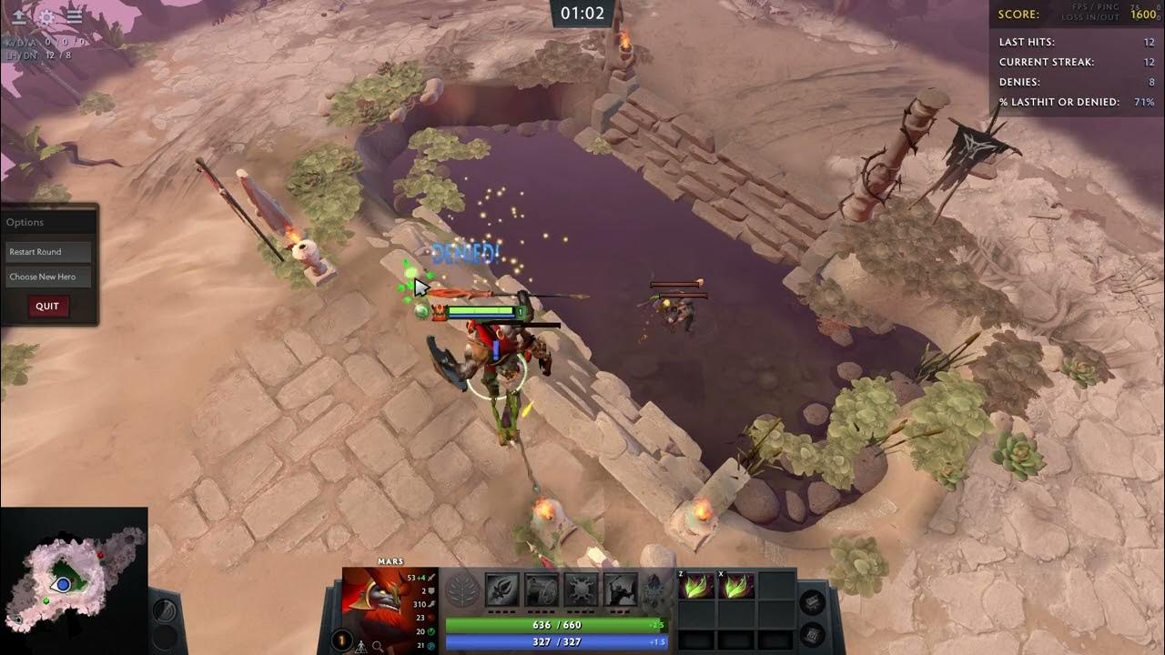 Dota 2 LastHitting Tutorial Challenge with Mars YouTube