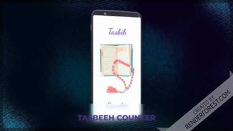 Learn Islam - Creative Tasbeeh, Tally Counter android app (promo video)