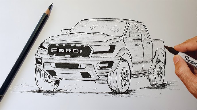 Falcon Art Drawings Br🇧🇷 on X: Como desenhar HILUX Rebaixada.:   via @  / X