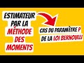 Estimateur par la mthode des moments du paramtre p de la loi de bernoulli cas loi bernoulli