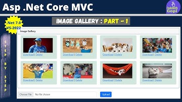 🖼️ How to Design Image Gallery in ASP.NET Core MVC | Image Gallery with ASP.NET Core MVC 7.0