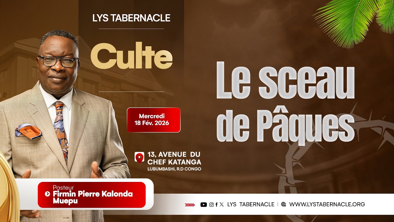 Culte du Dimanche 29 mars 2026 | LE SCEAU DE PÂQUES - YouTube