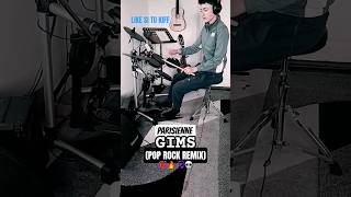 PARISIENNE - GIMS ( POP ROCK REMIX ) 💀🔥🎵 #shorts #beats #popularsong #remix #funny #viral #gims