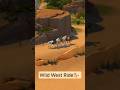 Wild West Ride 🌄🌵🐎 #sims4 #western #thesims4series #wildwest