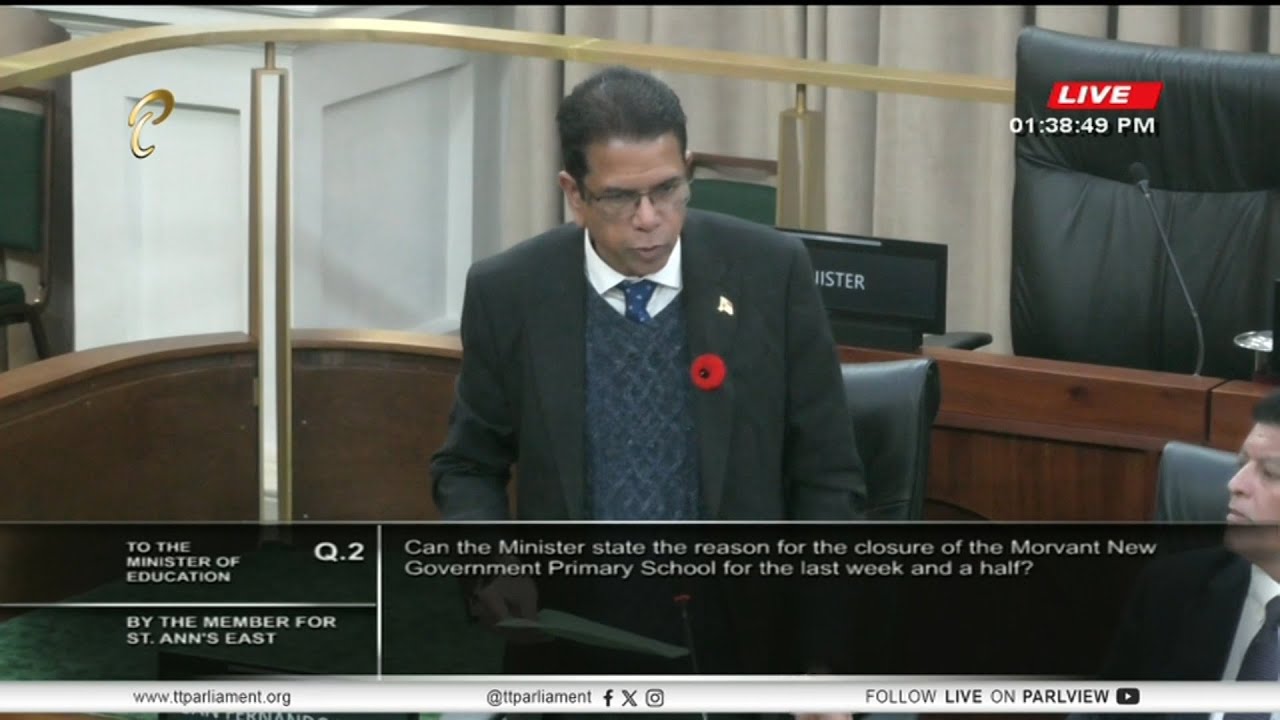 Education Minister Assures Morvant New Government Primary School ...