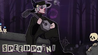 Morixsty The Necromancer Bard Boi oc Illustration