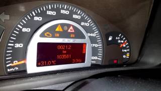 W203 C32 AMG Floor Shift assy. Fault simulation P0705
